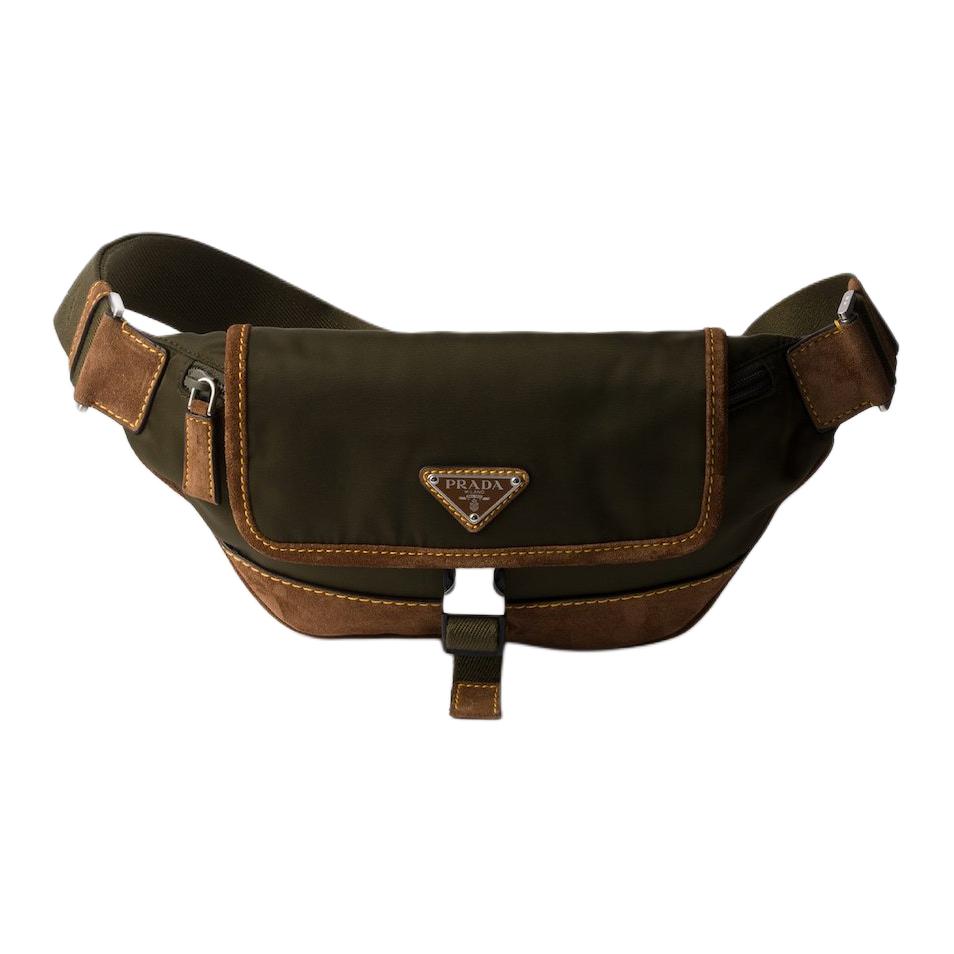 PRADA Одноплечевая поясная сумка через плечо 
PRADA Одноплечевая поясная сумка через плечо