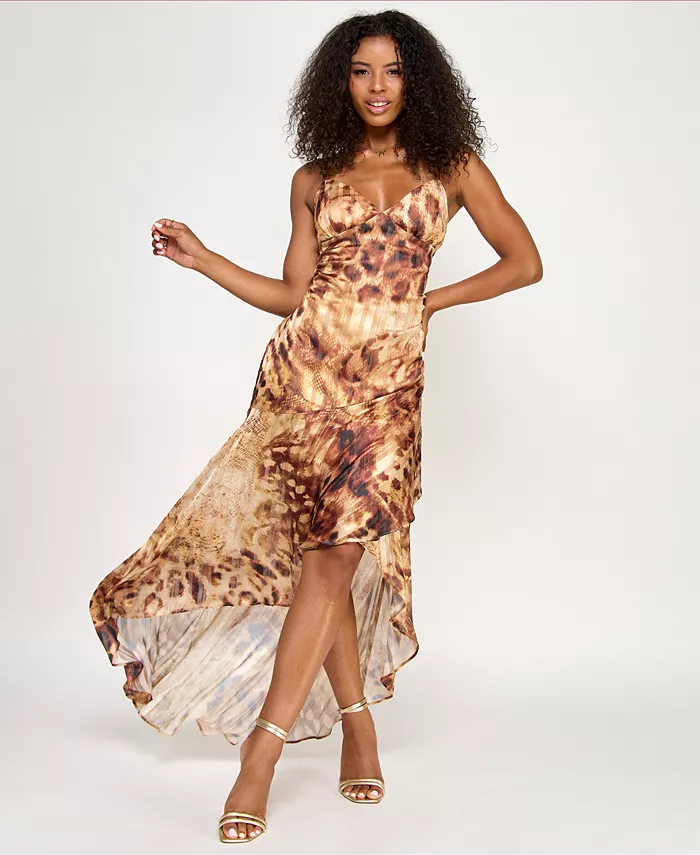 Платье для юниоров из атласа и шифона с асимметричным подолом KATIA RAE, коричневый/бежевый
Платье для юниоров из атласа и шифона с асимметричным подолом KATIA RAE, коричневый/бежевый