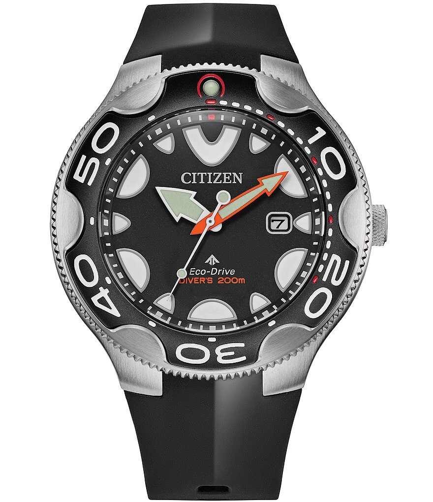 Мужские часы Citizen Promaster Dive Orca с тремя стрелками и черным ремешком, черный
Мужские часы Citizen Promaster Dive Orca с тремя стрелками и черным ремешком, черный