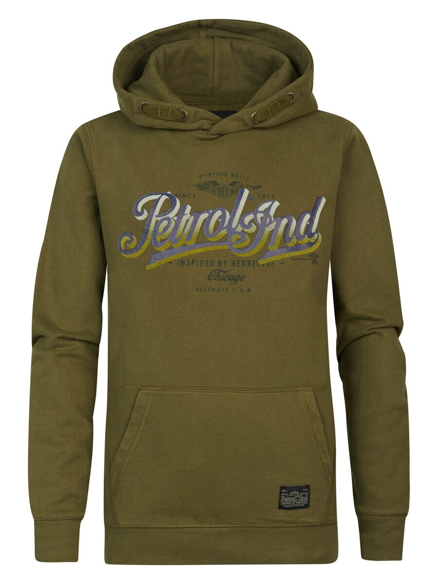 Худи Petrol Industries Zip-Up Hoodie Tinley Park, зеленый 
Худи Petrol Industries Zip-Up Hoodie Tinley Park, зеленый