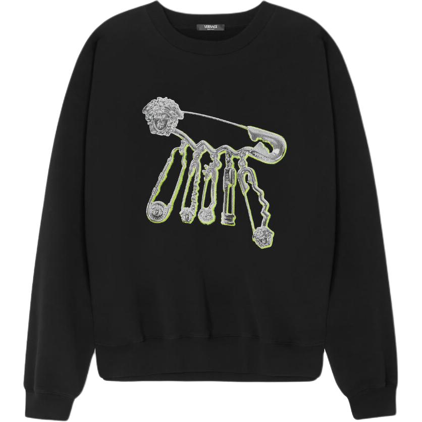 Принтованный свитшот VERSACE, черный
Принтованный свитшот VERSACE, черный