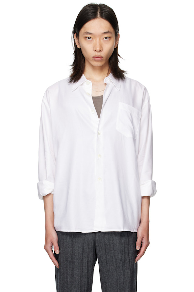 Our Legacy Белый за пределами рубашки
Our Legacy Белый за пределами рубашки