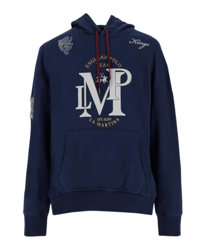 Худи с изображением Бартоломео La Martina, синий
Худи с изображением Бартоломео La Martina, синий