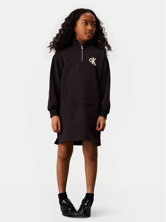 Трикотажное платье обычного кроя Calvin Klein Jeans, черный
Трикотажное платье обычного кроя Calvin Klein Jeans, черный