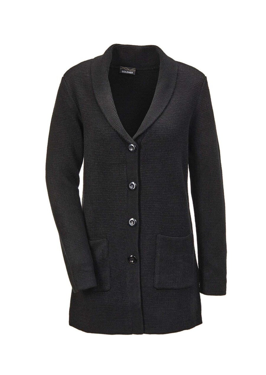 Вязаный кардиган Goldner Knit Cardigan, черный 
Вязаный кардиган Goldner Knit Cardigan, черный