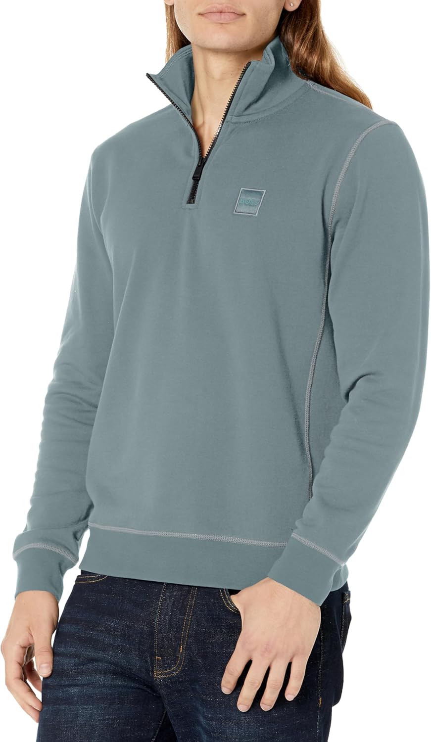 Толстовка BOSS Patch Logo French Terry Quarter Zip Cotton Sweatshirt, Goblin Green
Толстовка BOSS Patch Logo French Terry Quarter Zip Cotton Sweatshirt, Goblin Green