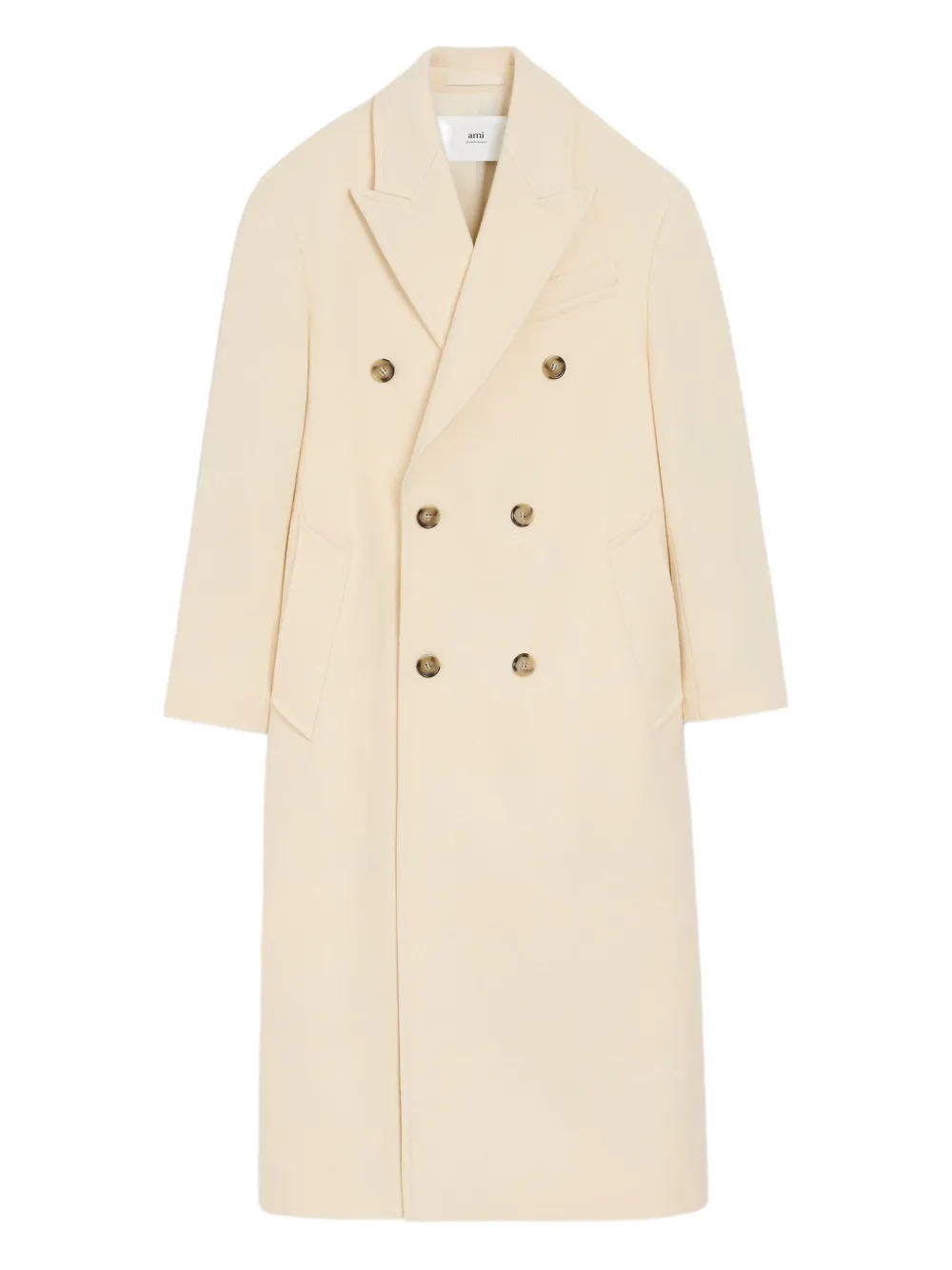 Двубортное пальто AMI Paris, нейтральный
Двубортное пальто AMI Paris, нейтральный