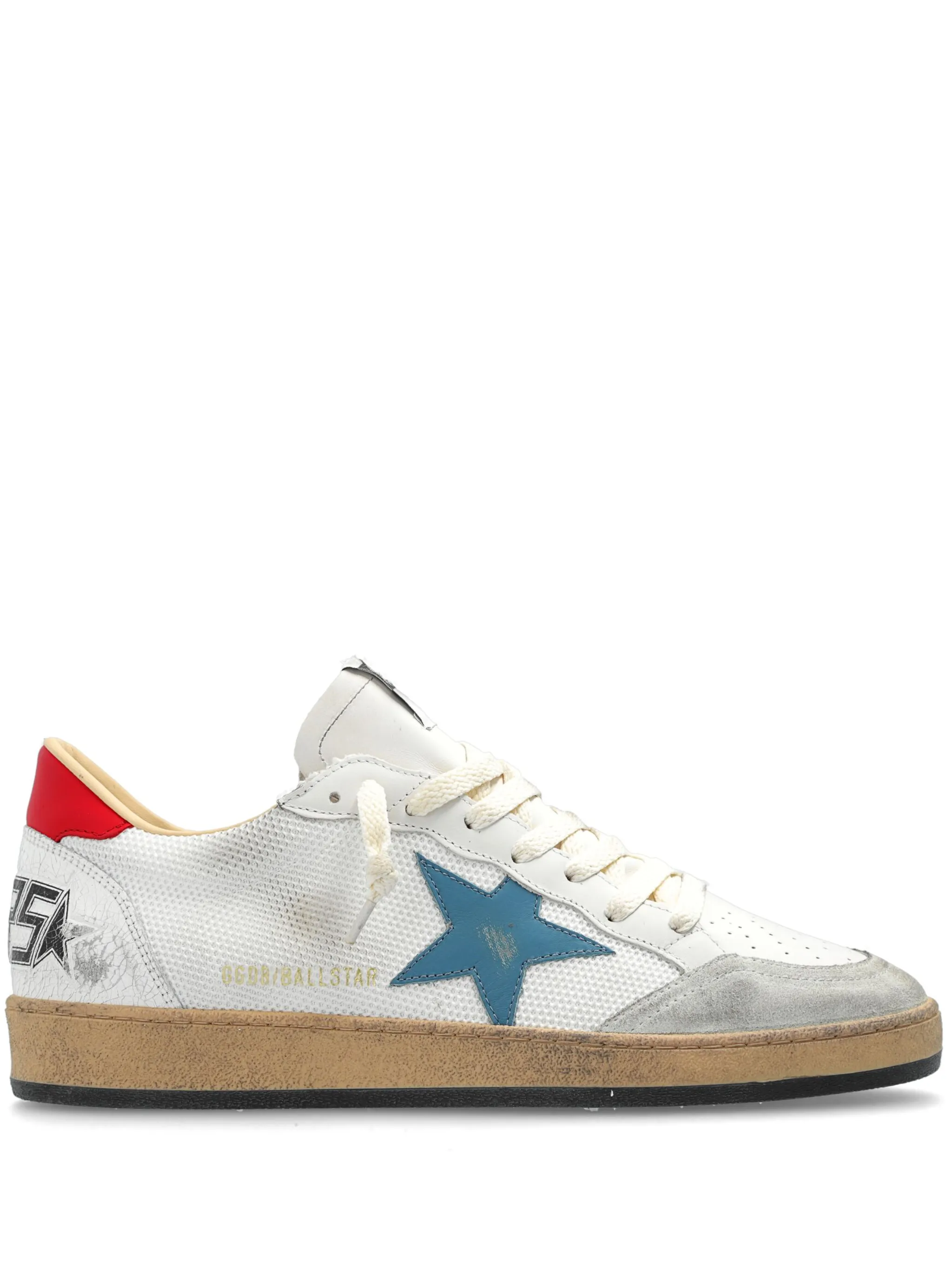 Кеды Ball Star с эффектом потертости Golden Goose, белый
Кеды Ball Star с эффектом потертости Golden Goose, белый