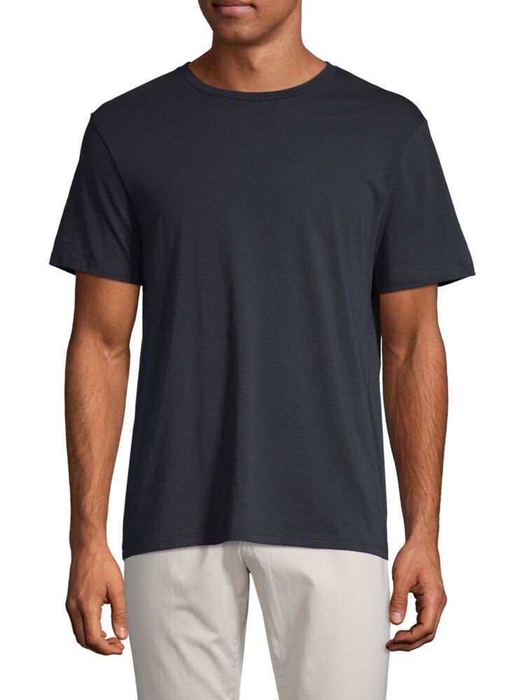 Хлопковая футболка с коротким рукавом Vince, цвет Coastal Blue
Хлопковая футболка с коротким рукавом Vince, цвет Coastal Blue