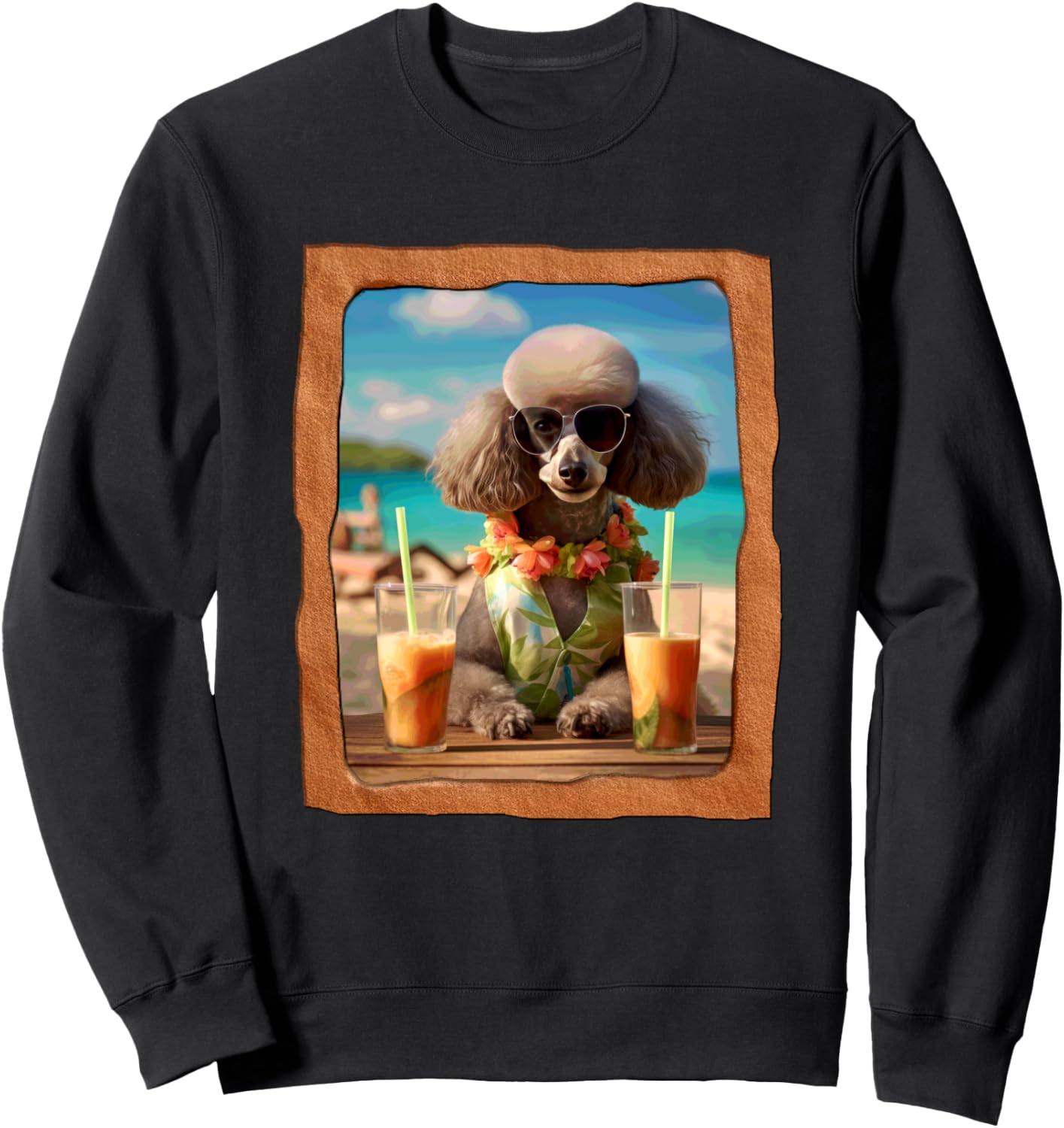 Толстовка с изображением пуделя в солнцезащитных очках для пляжного отдыха Playful Summer Vibes Pet Relaxation Beach Life, черный
Толстовка с изображением пуделя в солнцезащитных очках для пляжного отдыха Playful Summer Vibes Pet Relaxation Beach Life, черный