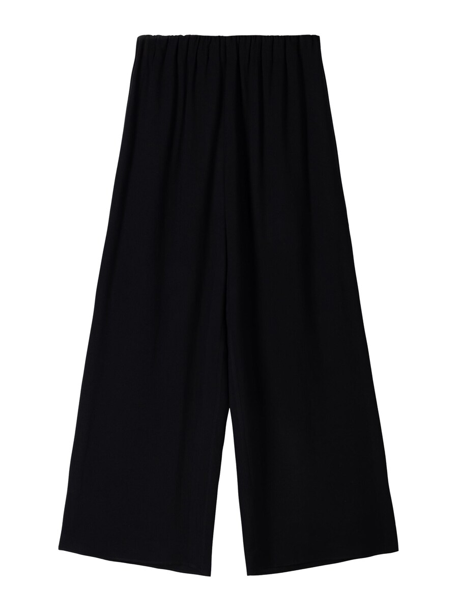 Широкие брюки Bershka, черный
Широкие брюки Bershka, черный