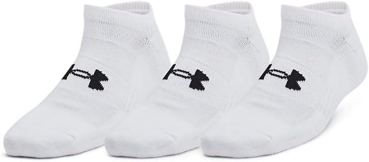 Детские тренировочные хлопковые носки Under Armour Youth Training Cotton No Show Socks, 3 пары, (100) White/White/Black
Детские тренировочные хлопковые носки Under Armour Youth Training Cotton No Show Socks, 3 пары, (100) White/White/Black