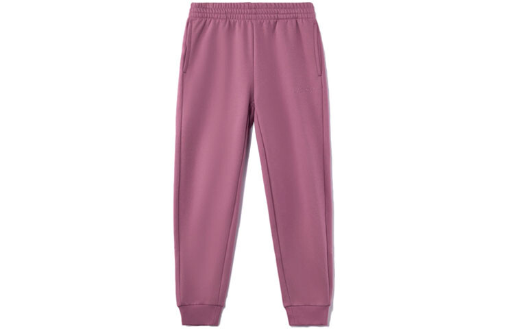 Спортивная модная коллекция трикотажные спортивные штаны женские розовые Lining