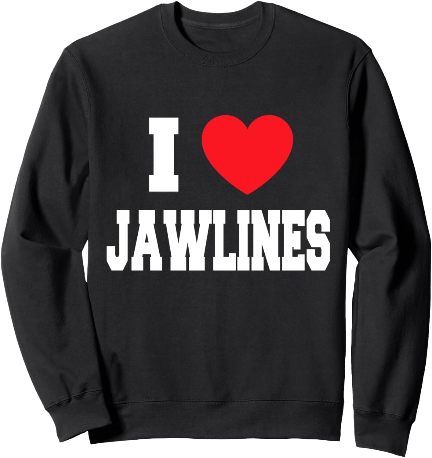 Толстовка с надписью «Я люблю линии челюсти» My Heart, черный
Толстовка с надписью «Я люблю линии челюсти» My Heart, черный