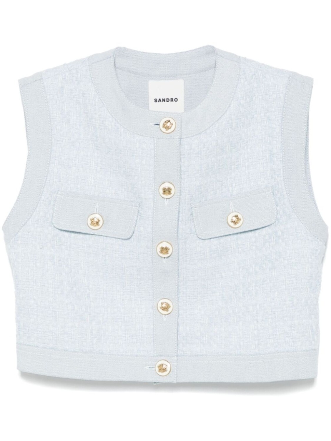 SANDRO твидовая куртка, синий
SANDRO твидовая куртка, синий