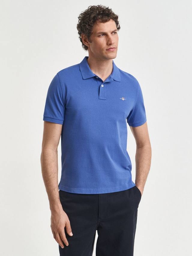 Хлопковая поло с коротким рукавом GANT
Хлопковая поло с коротким рукавом GANT