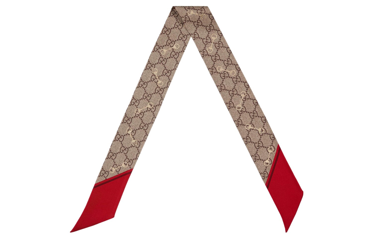 Шарф шелковый Gucci Unisex, бежевый / красный
Шарф шелковый Gucci Unisex, бежевый / красный