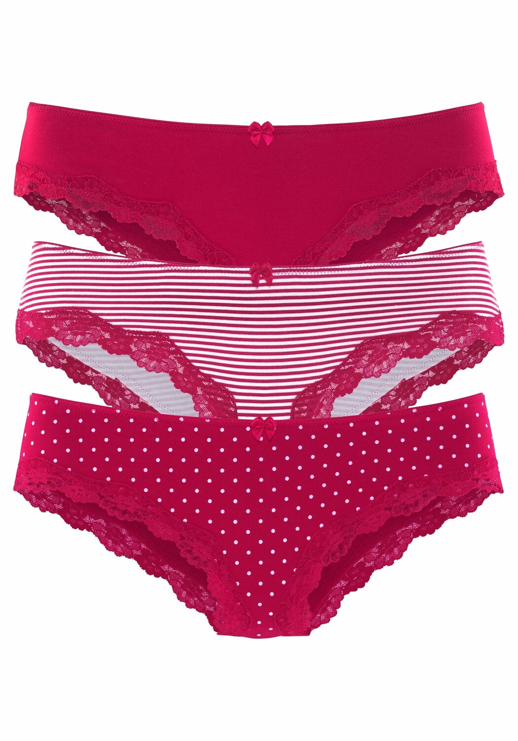 Трусы LASCANA, цвет rot gestreift, uni, gepunktet
Трусы LASCANA, цвет rot gestreift, uni, gepunktet