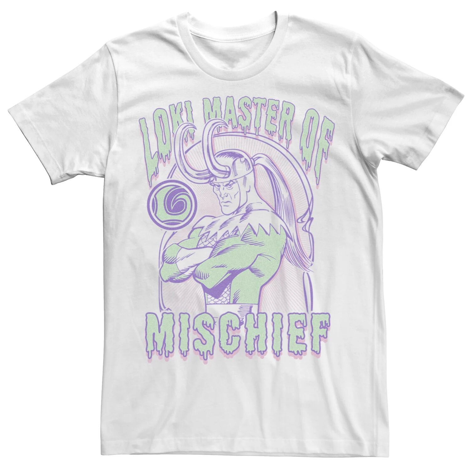 Мужская футболка с портретом в стиле ретро «Marvel Loki The Master Of Mischief» Licensed Character
Мужская футболка с портретом в стиле ретро «Marvel Loki The Master Of Mischief» Licensed Character