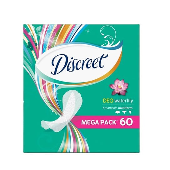 Гигиенические прокладки Discreet "Кувшинка" 60 шт., Procter & Gamble
Гигиенические прокладки Discreet "Кувшинка" 60 шт., Procter & Gamble