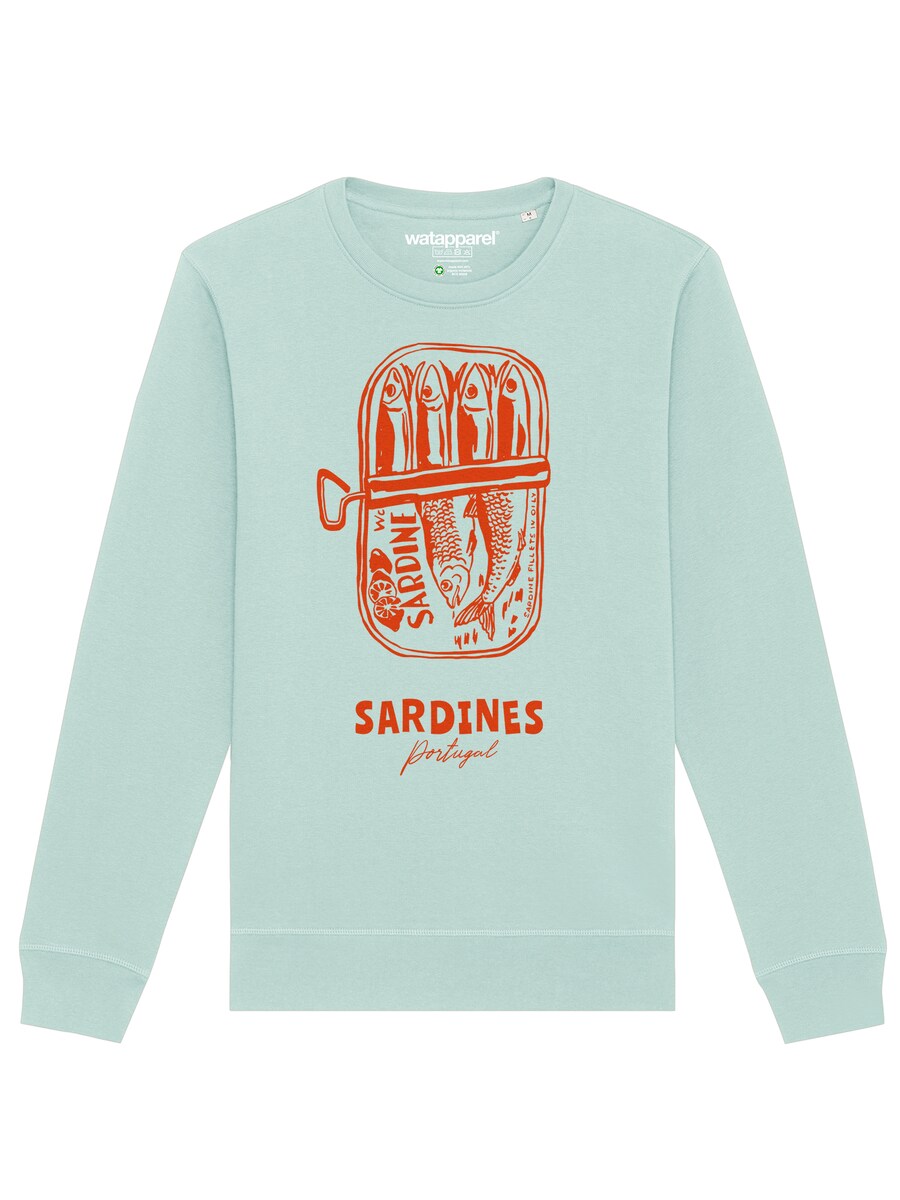 Толстовка Watapparel Sardines Portugal, лазурный
Толстовка Watapparel Sardines Portugal, лазурный