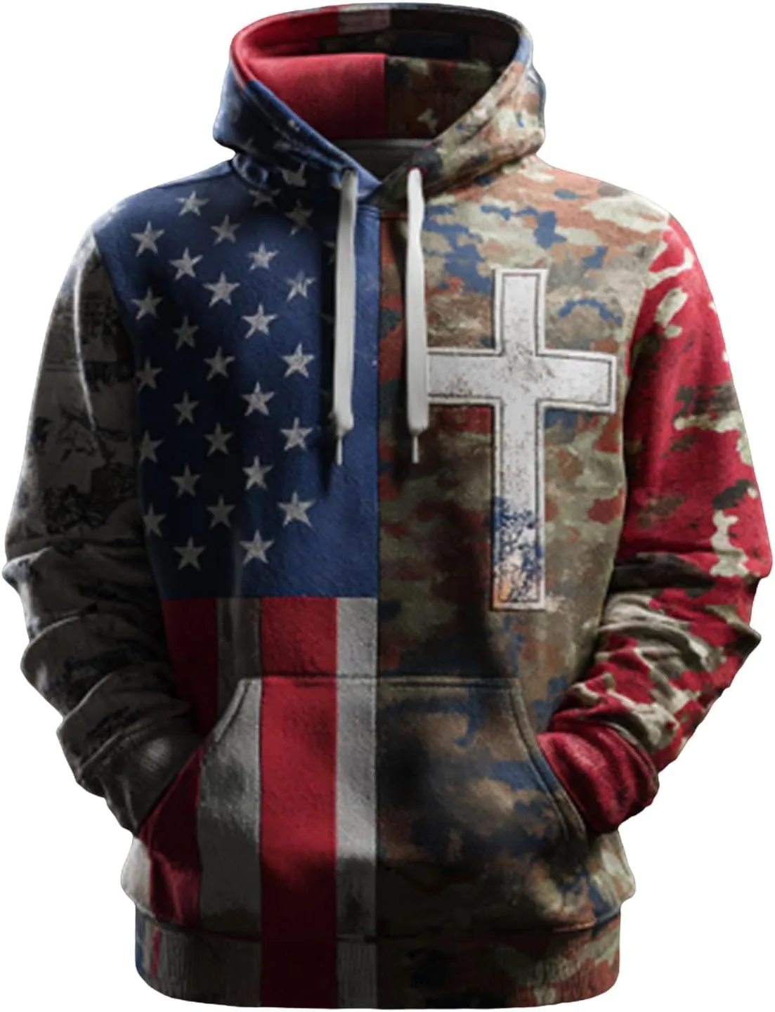 Мужская модная толстовка Christian с принтом Faith и графикой Cross
Мужская модная толстовка Christian с принтом Faith и графикой Cross