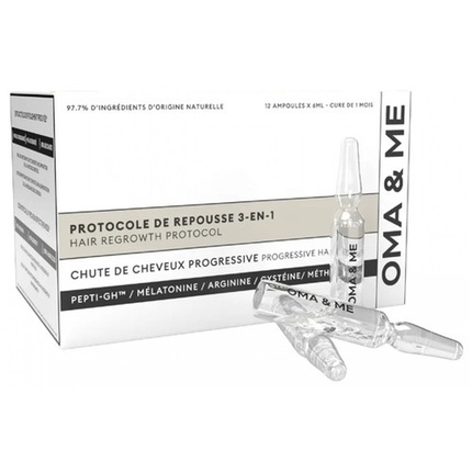 Oma & Me Regrowth Protocol 3-in-1 12 Ampoules Markenlos
Oma & Me Regrowth Protocol 3-in-1 12 Ampoules Markenlos