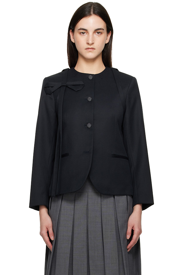 Блейзер Kallo Sandy Liang, черный 
Блейзер Kallo Sandy Liang, черный