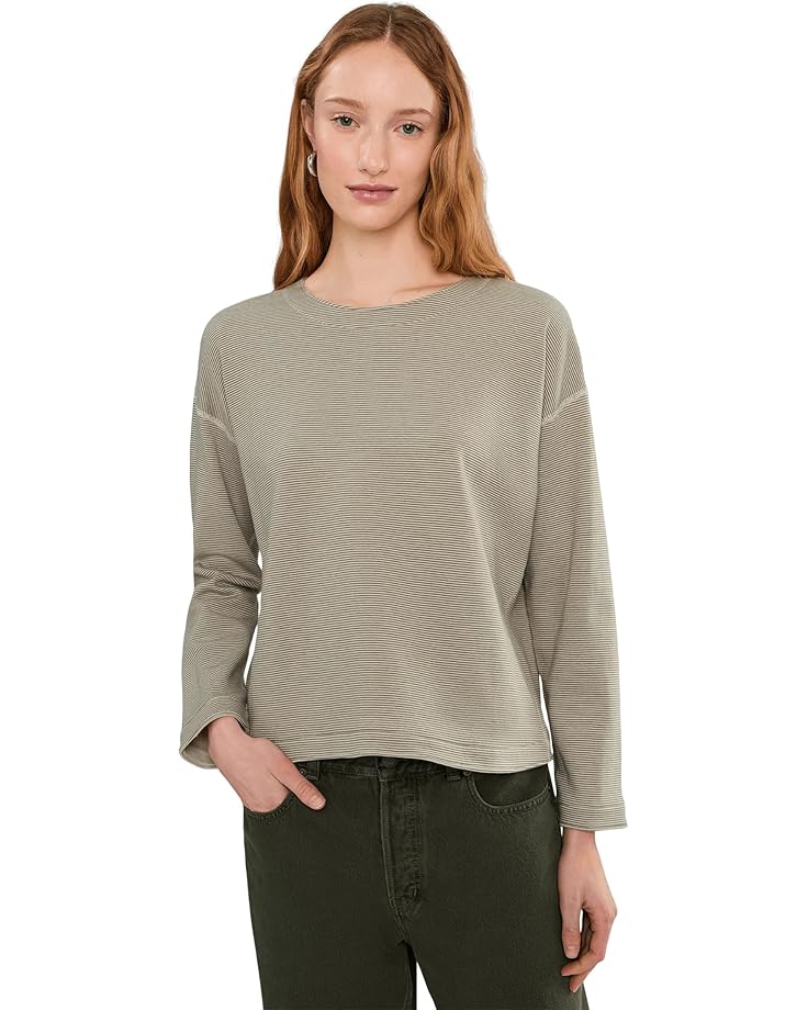 Женская блуза Eileen Fisher Doubleknit Organic Cotton Stripe Round Neck Reversible, Papyrus
Женская блуза Eileen Fisher Doubleknit Organic Cotton Stripe Round Neck Reversible, Papyrus