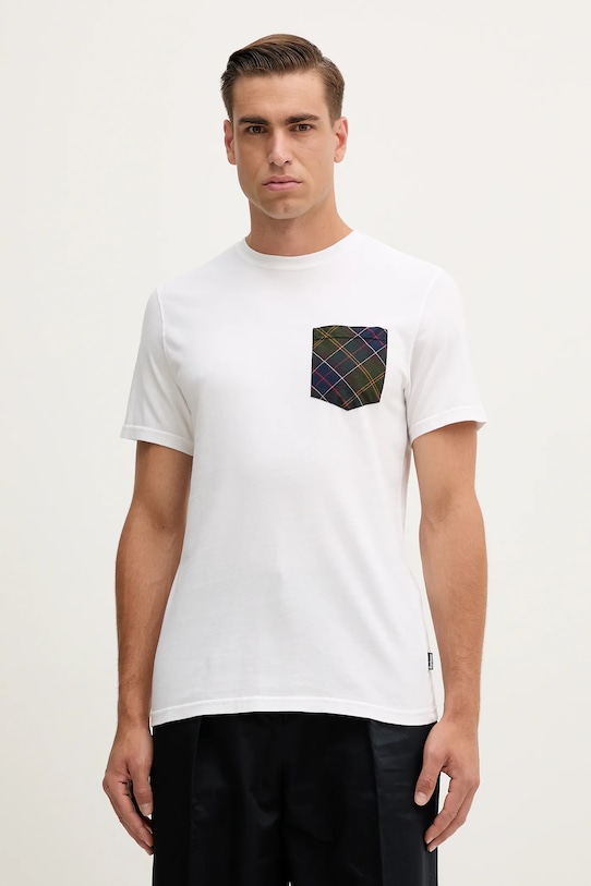 Хлопковая футболка Barbour, белый
Хлопковая футболка Barbour, белый