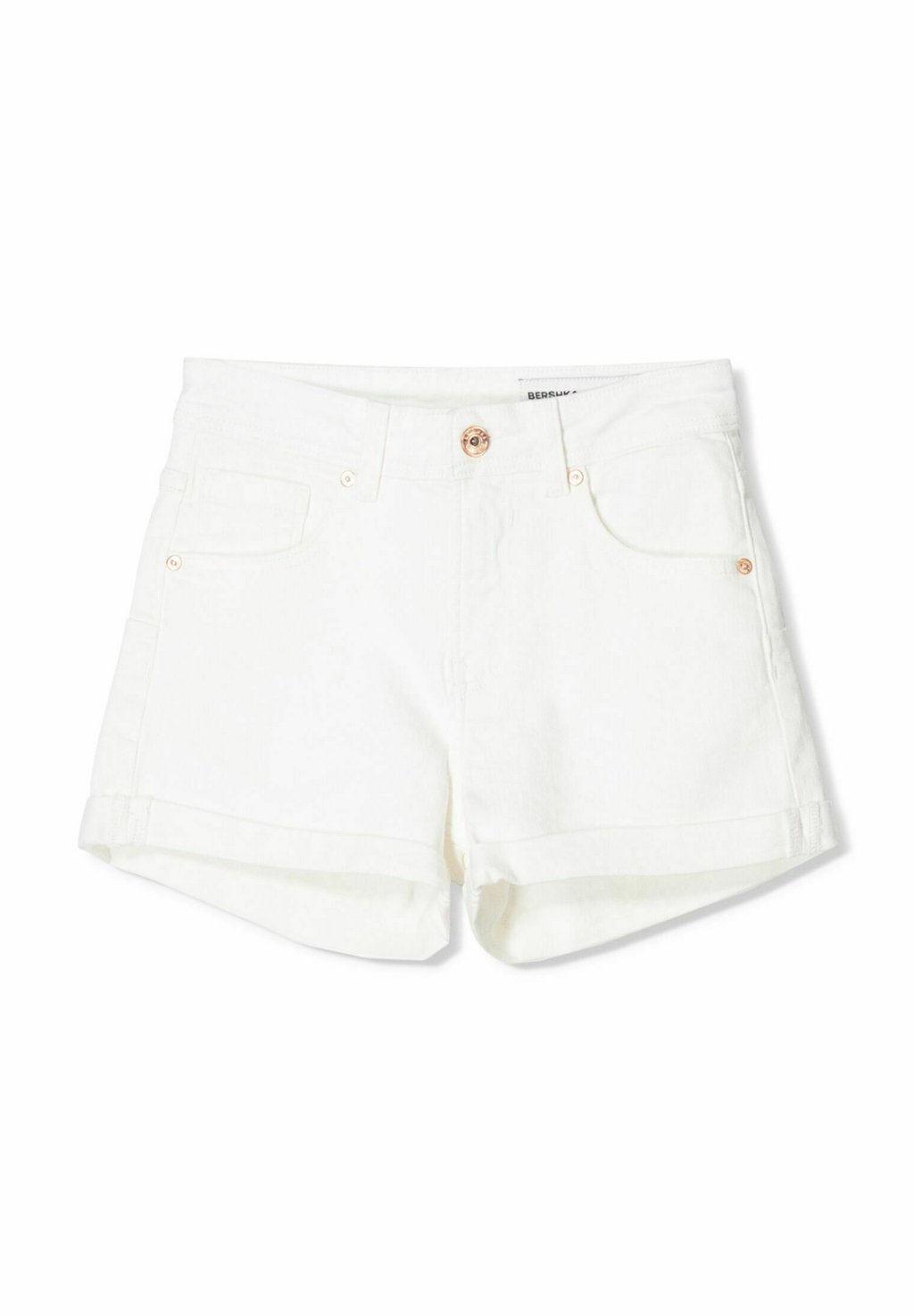 Джинсовые шорты ROLL-UP Bershka, белый
Джинсовые шорты ROLL-UP Bershka, белый