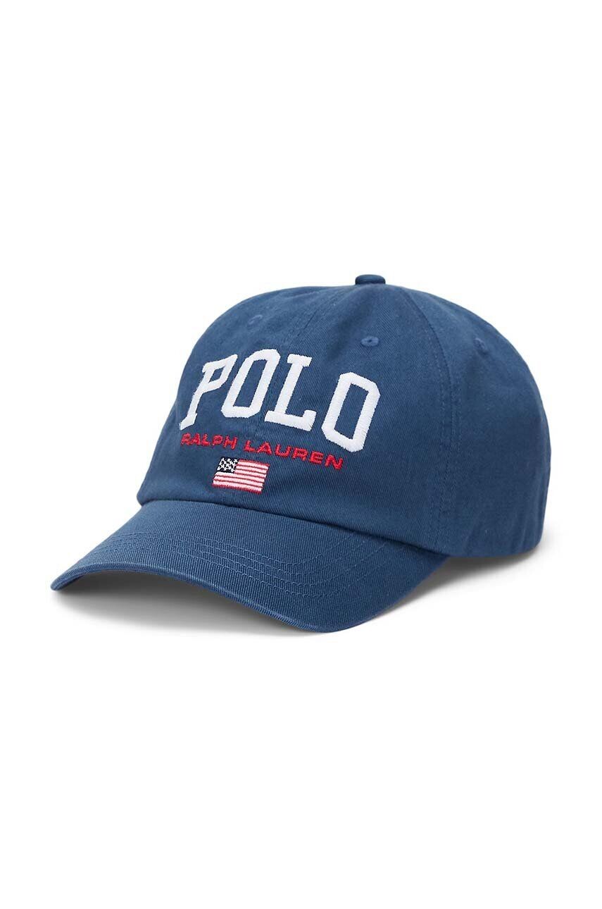 Детская шапка Polo Ralph Lauren с хлопковым козырьком, темно-синий
Детская шапка Polo Ralph Lauren с хлопковым козырьком, темно-синий
