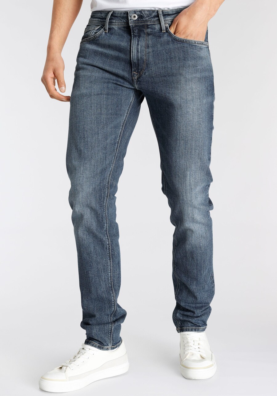 Зауженные джинсы Pepe Jeans, синий деним
Зауженные джинсы Pepe Jeans, синий деним