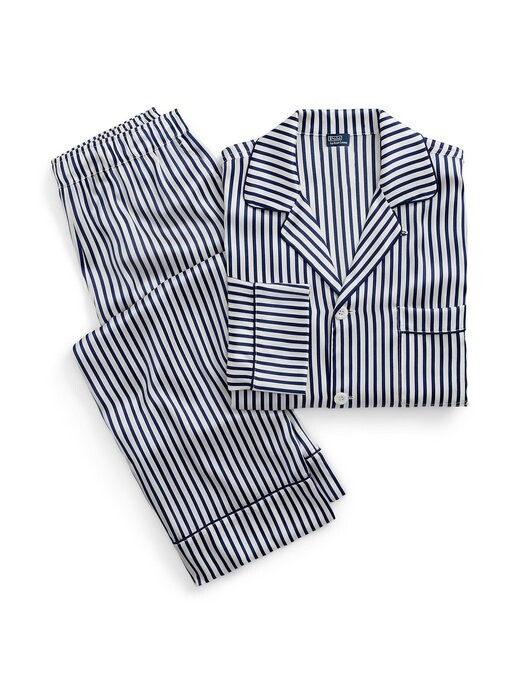 Пижама heritage из шелка Polo Ralph Lauren, синий 
Пижама heritage из шелка Polo Ralph Lauren, синий