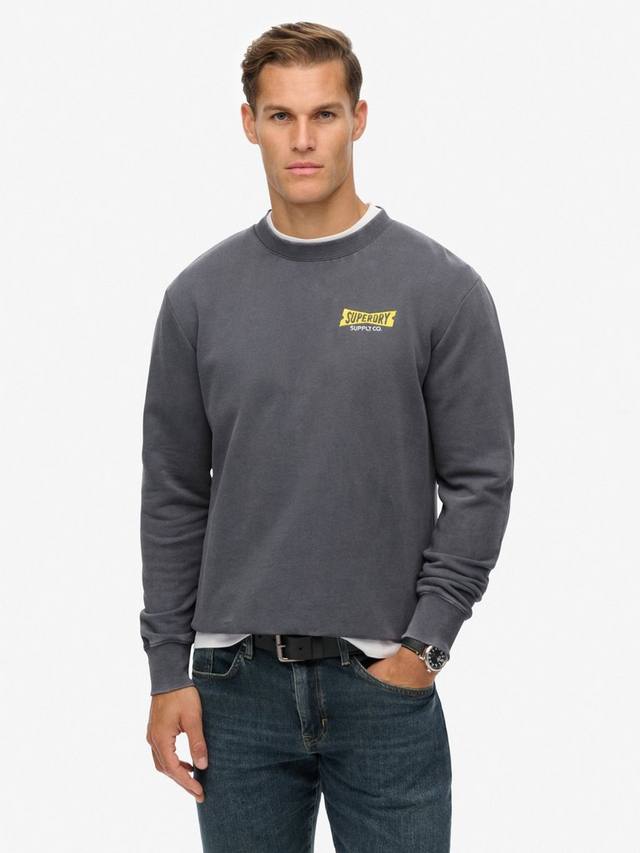 Heritage Tab свободный свитшот Superdry, Stormy Weather Blue
Heritage Tab свободный свитшот Superdry, Stormy Weather Blue