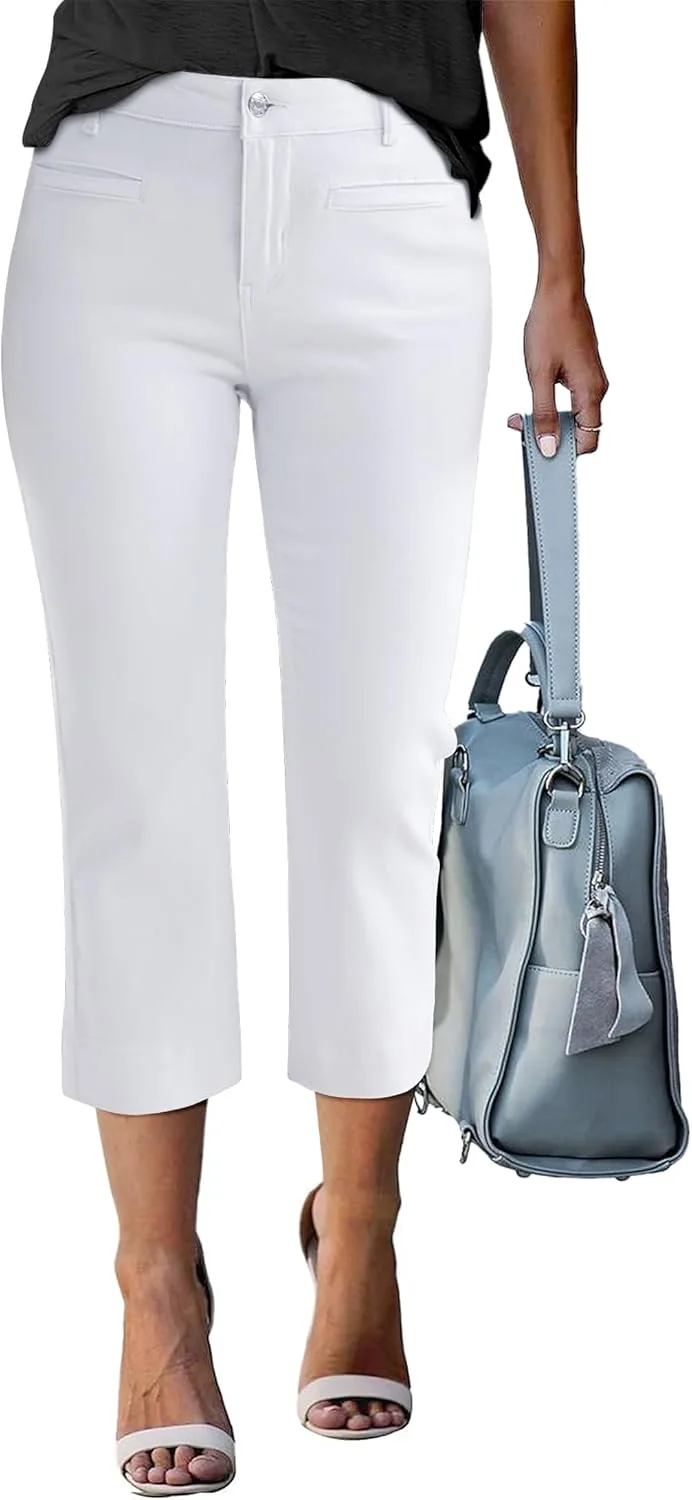 Luvamia Capri Jeans для женщин, высокие, прямые, эластичные
Luvamia Capri Jeans для женщин, высокие, прямые, эластичные