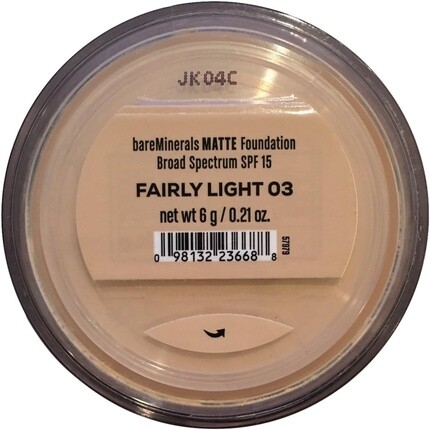 Матовая основа SPF 15 Довольно светло-бежевый Bareminerals
Матовая основа SPF 15 Довольно светло-бежевый Bareminerals