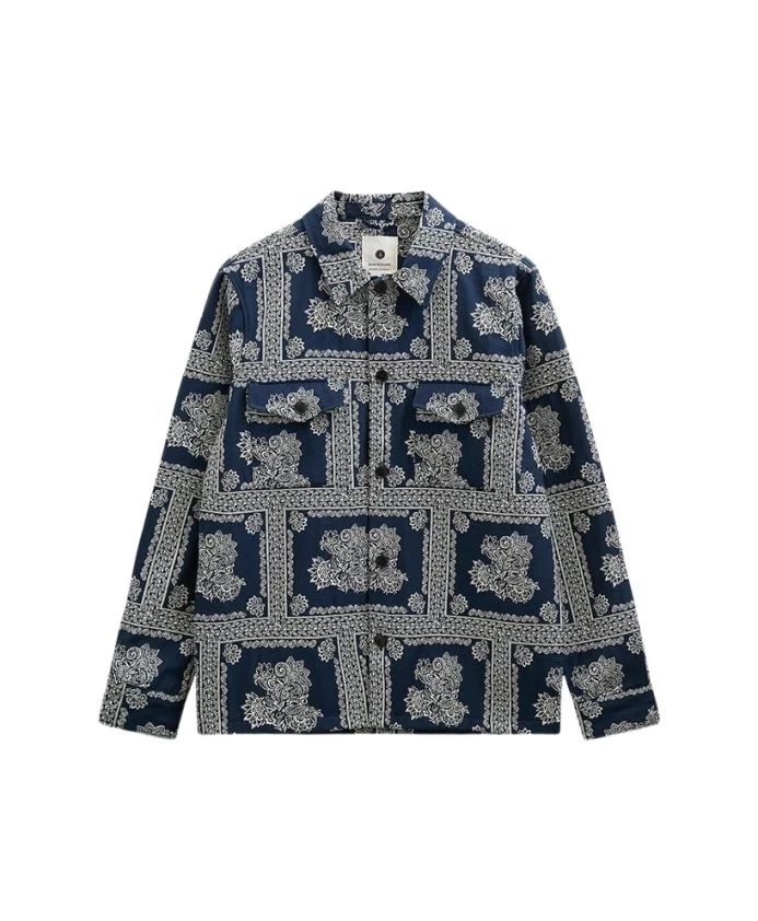 Рубашка с цветочным принтом «Акоскар» Anerkjendt, синий
Рубашка с цветочным принтом «Акоскар» Anerkjendt, синий