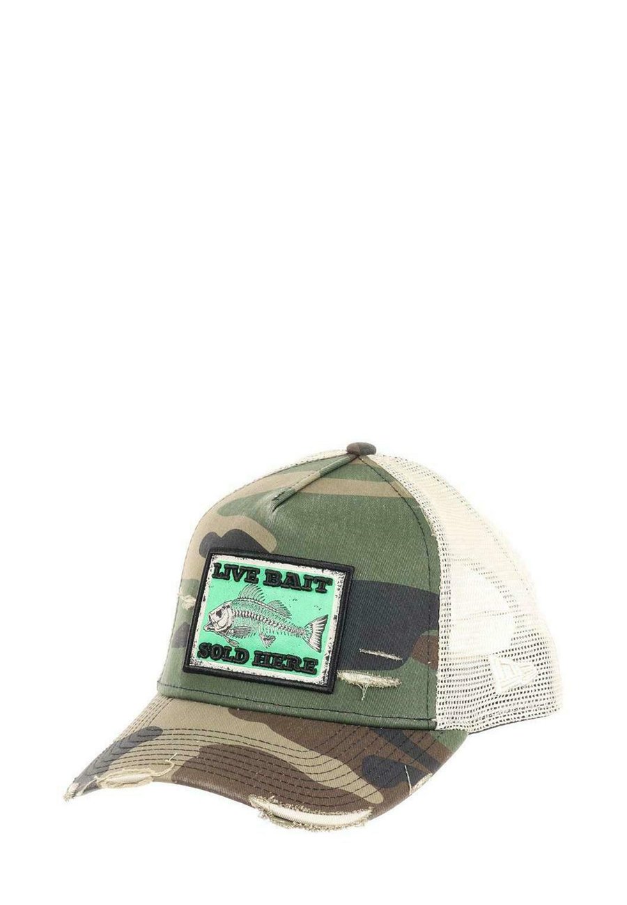 Бейсболка New Era DISTRESSED LIVE BAIT FISH PATCH CAMOUFLAGE A-FRAME ADJUSTABLE TRUCKER, Grün/Green
Бейсболка New Era DISTRESSED LIVE BAIT FISH PATCH CAMOUFLAGE A-FRAME ADJUSTABLE TRUCKER, Grün/Green