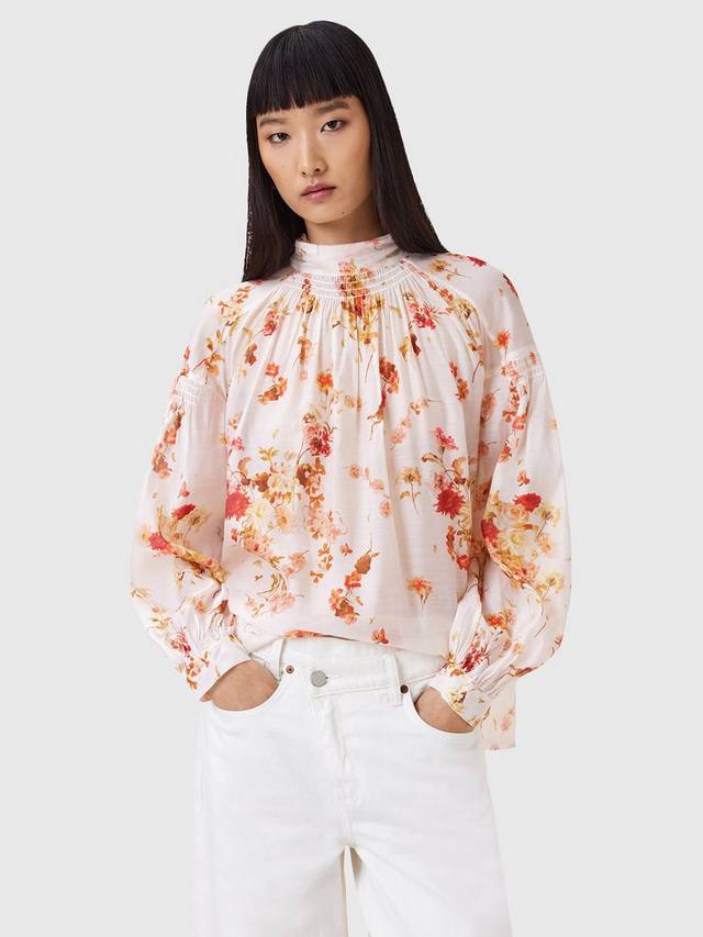 Блузка Pearl Floral из смесового шелка AllSaints, Armada White/Multi
Блузка Pearl Floral из смесового шелка AllSaints, Armada White/Multi