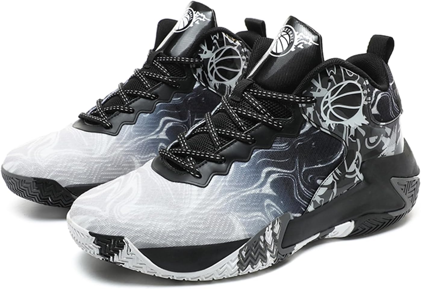 Мужские баскетбольные кроссовки, стильные, противоскользящие, легкие, дышащие, повседневные спортивные кроссовки на шнуровке с амортизацией, подходят для бега, ходьбы и спортивных тренировок Qaoterod, черный
Мужские баскетбольные кроссовки, стильные, противоскользящие, легкие, дышащие, повседневные спортивные кроссовки на шнуровке с амортизацией, подходят для бега, ходьбы и спортивных тренировок Qaoterod, черный
