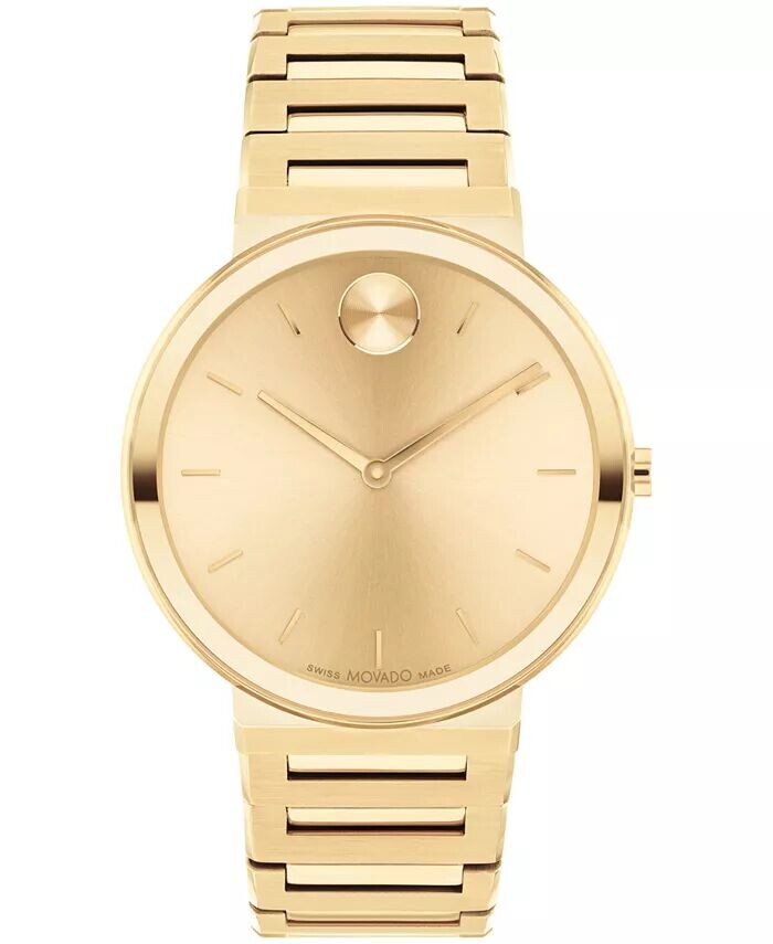 Мужские часы Bold Horizon из швейцарской кварцевой стали с ионным покрытием светло-золотистого цвета, 40 мм Movado, Позолоченный, Мужские часы Bold Horizon из швейцарской кварцевой стали с ионным покрытием светло-золотистого цвета, 40 мм Movado
Мужские часы Bold Horizon из швейцарской кварцевой стали с ионным покрытием светло-золотистого цвета, 40 мм Movado, Позолоченный, Мужские часы Bold Horizon из швейцарской кварцевой стали с ионным покрытием светло-золотистого цвета, 40 мм Movado