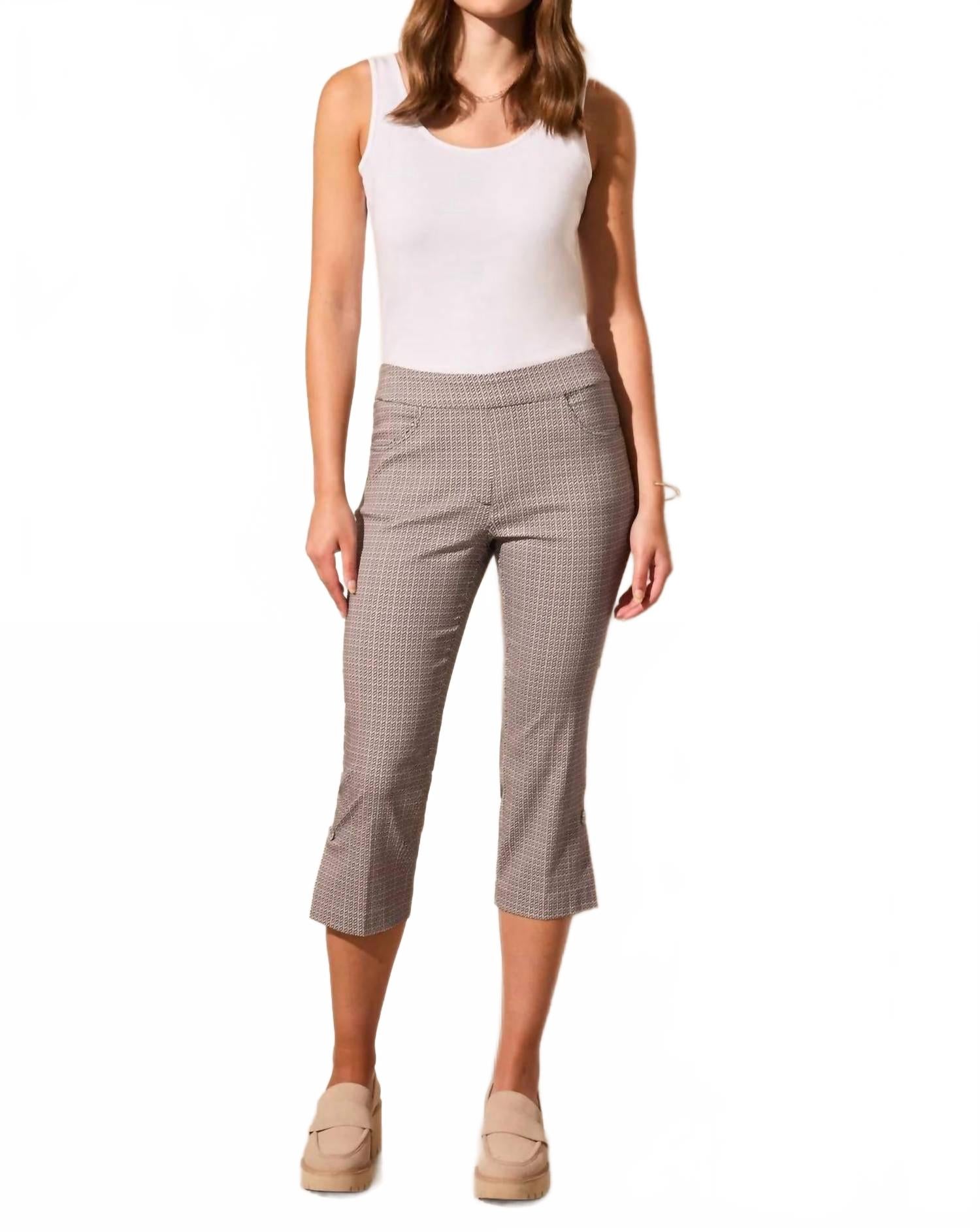 Женские брюки из бенгалина в сером цвете TRIBAL, серый 
Женские брюки из бенгалина в сером цвете TRIBAL, серый