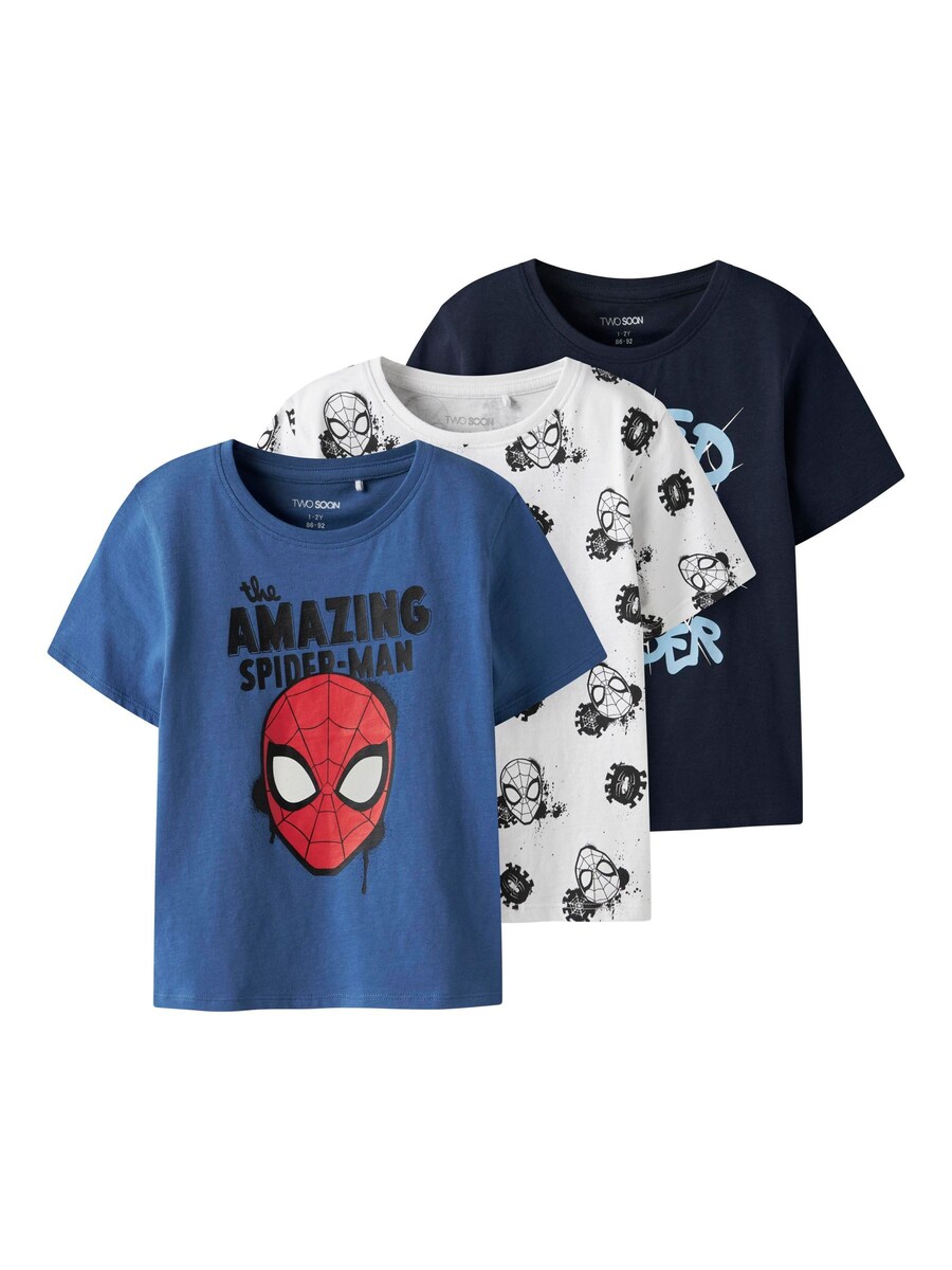 Рубашка TWO SOON Spider-Man, синий/темно-синий/белый
Рубашка TWO SOON Spider-Man, синий/темно-синий/белый