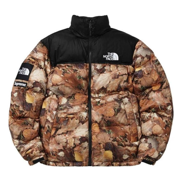Куртка x the north face nuptse 'leaves' Supreme, желтый 
Куртка x the north face nuptse 'leaves' Supreme, желтый