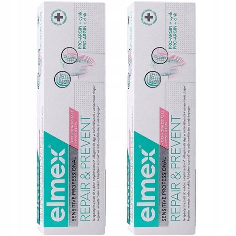 2x ELMEX Sensitive Professional Repair & Prevent зубная паста 75 мл Inna marka
2x ELMEX Sensitive Professional Repair & Prevent зубная паста 75 мл Inna marka