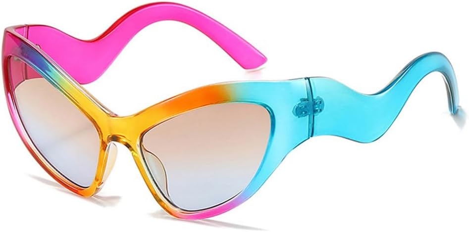 Солнцезащитные очки в стиле «кошачий глаз» в панк-стиле для женщин, ретро, роскошные, с большой оправой, модные, для активного отдыха, спорта, велоспорта, защита от ультрафиолета UV400 TKKTLLT, Colors Tea Blue
Солнцезащитные очки в стиле «кошачий глаз» в панк-стиле для женщин, ретро, роскошные, с большой оправой, модные, для активного отдыха, спорта, велоспорта, защита от ультрафиолета UV400 TKKTLLT, Colors Tea Blue