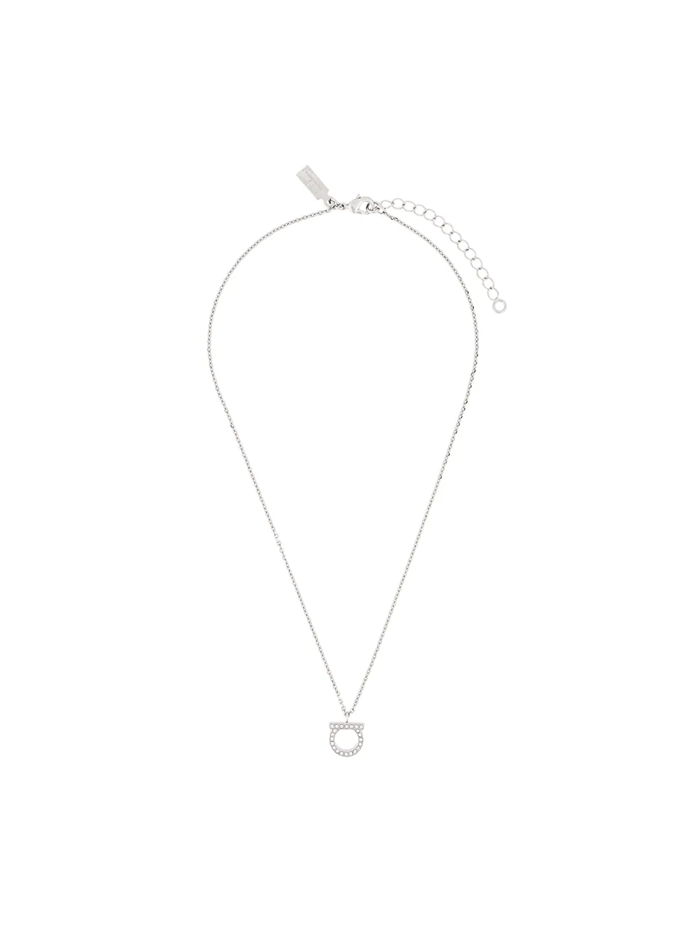 Ожерелье Gancio, украшенное кристаллами Ferragamo, металлик
Ожерелье Gancio, украшенное кристаллами Ferragamo, металлик