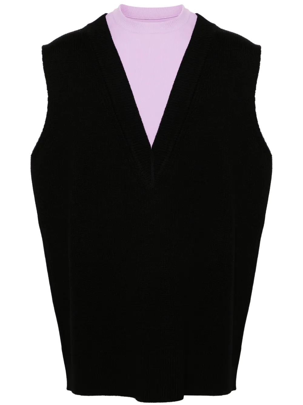 Многослойный трикотажный топ JIL SANDER, черный
Многослойный трикотажный топ JIL SANDER, черный