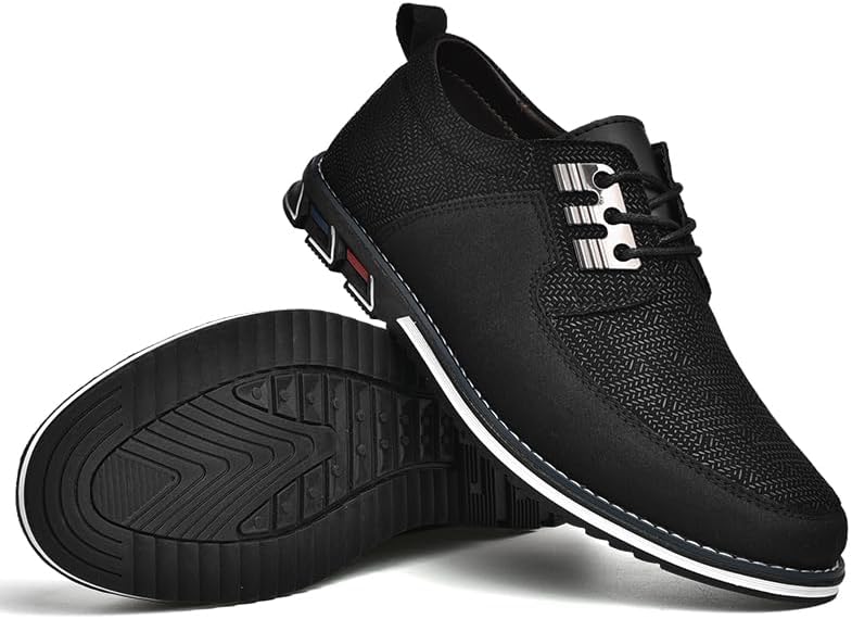 Мужские повседневные модные туфли AQIXIDX для работы и офиса, лоферы, дышащие, легкие и удобные, черный
Мужские повседневные модные туфли AQIXIDX для работы и офиса, лоферы, дышащие, легкие и удобные, черный